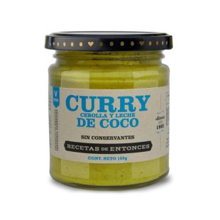 Curry de Cebollas y Leche de Coco x 160g – Recetas de Entonces