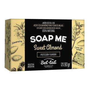Jabon Vegetal ‘Soap Me’ Sweet Almond x 90g – Bel Lab