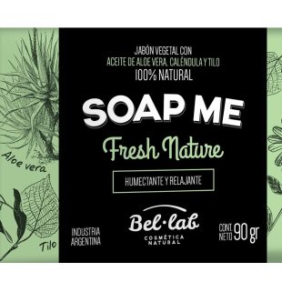 Jabon Vegetal ‘Soap Me’ Fresh Natural x 90g – Bel Lab