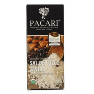 Chocolate Orgánico Con Sal de Cuzco & Nibs – 50 GR – Pacari