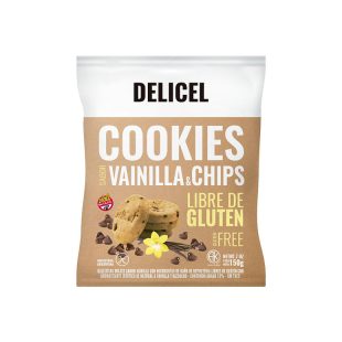 Cookies Sabor Vainilla & Chips x 150g – Delicel