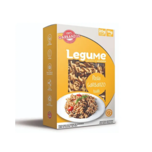 Pastas 100 % Legumbre Garbanzo – 284 GR – Legume