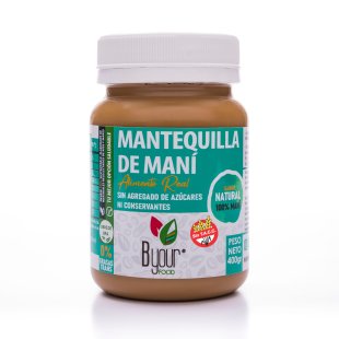 Crema de Mani Natural sin endulzantes – 400 GR – B Your Food