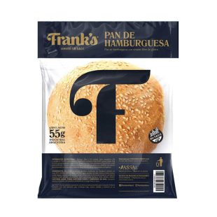 Pan de Hamburguesa con Sesamo x 55g – Franks