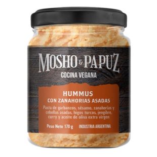 Hummus con Zanahorias Asadas x 170g – Mosho Papuz