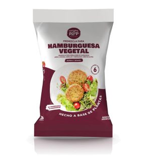 Premezcla Para Hamburguesa Vegetal x 200g – Natural Pop